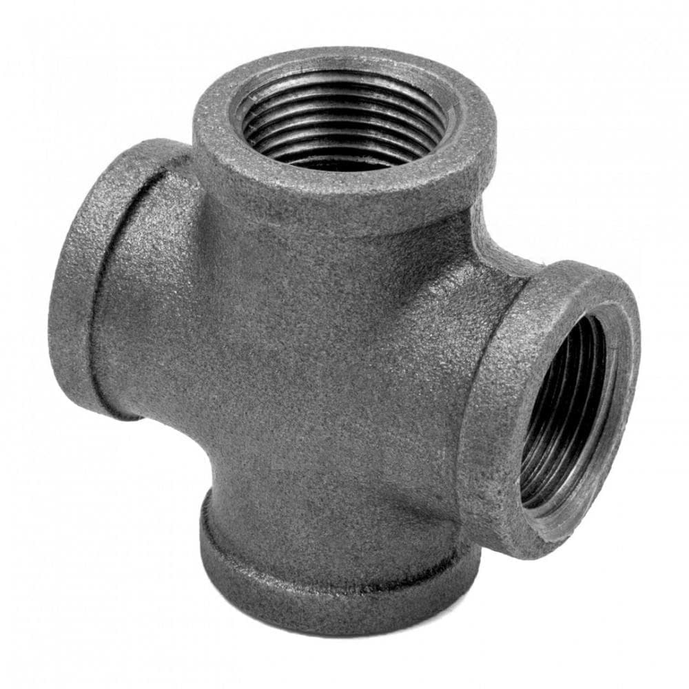 Крест прямой чугун Ду 25 (1") ВР/ВР, DN 25, 1 дюйм